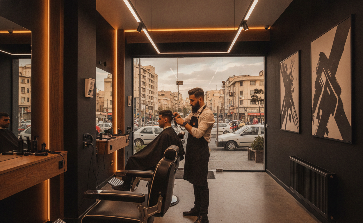 بهترین آرایشگاه مردانه در شریعتی